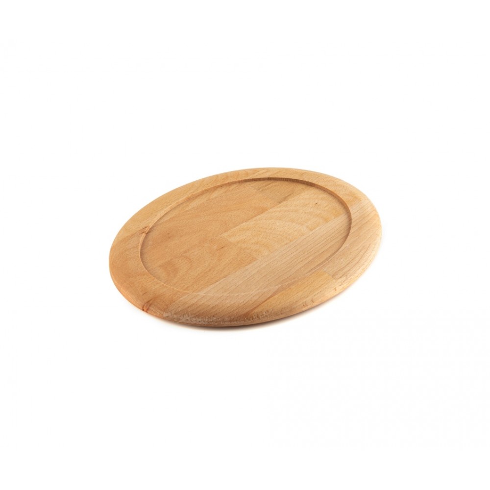 Suport de lemn pentru tigaie ovala din fonta Hosse HSFT1825