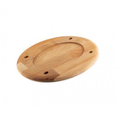Suport de lemn pentru o farfurie ovala Hosse HSOISK2533, 25x33cm - Toate produsele