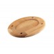 Suport de lemn pentru o farfurie ovala Hosse HSOISK2533, 25x33cm | Toate produsele |  |