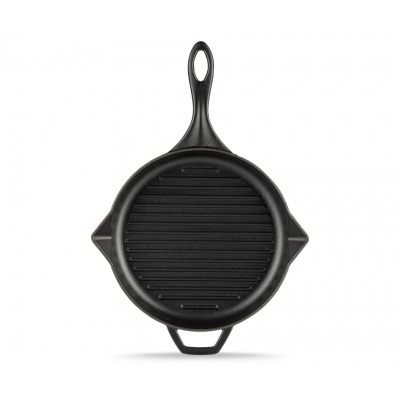 Tigaie grill din fontă emailată Hosse, Black Onyx, Ф28cm - Hosse