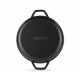 Tigaie grill din fontă emailată Hosse, Black Onyx, Ф22cm | Tigaie plată din fontă | Tigaie din fontă |