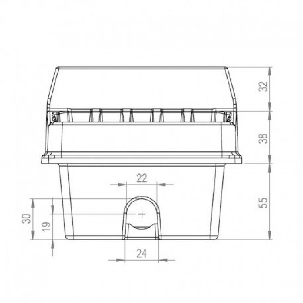 Cos de ardere sobe peleti din fontă, 106x61mm | Cos de ardere sobe peleti | Piese schimb sobe peleti |