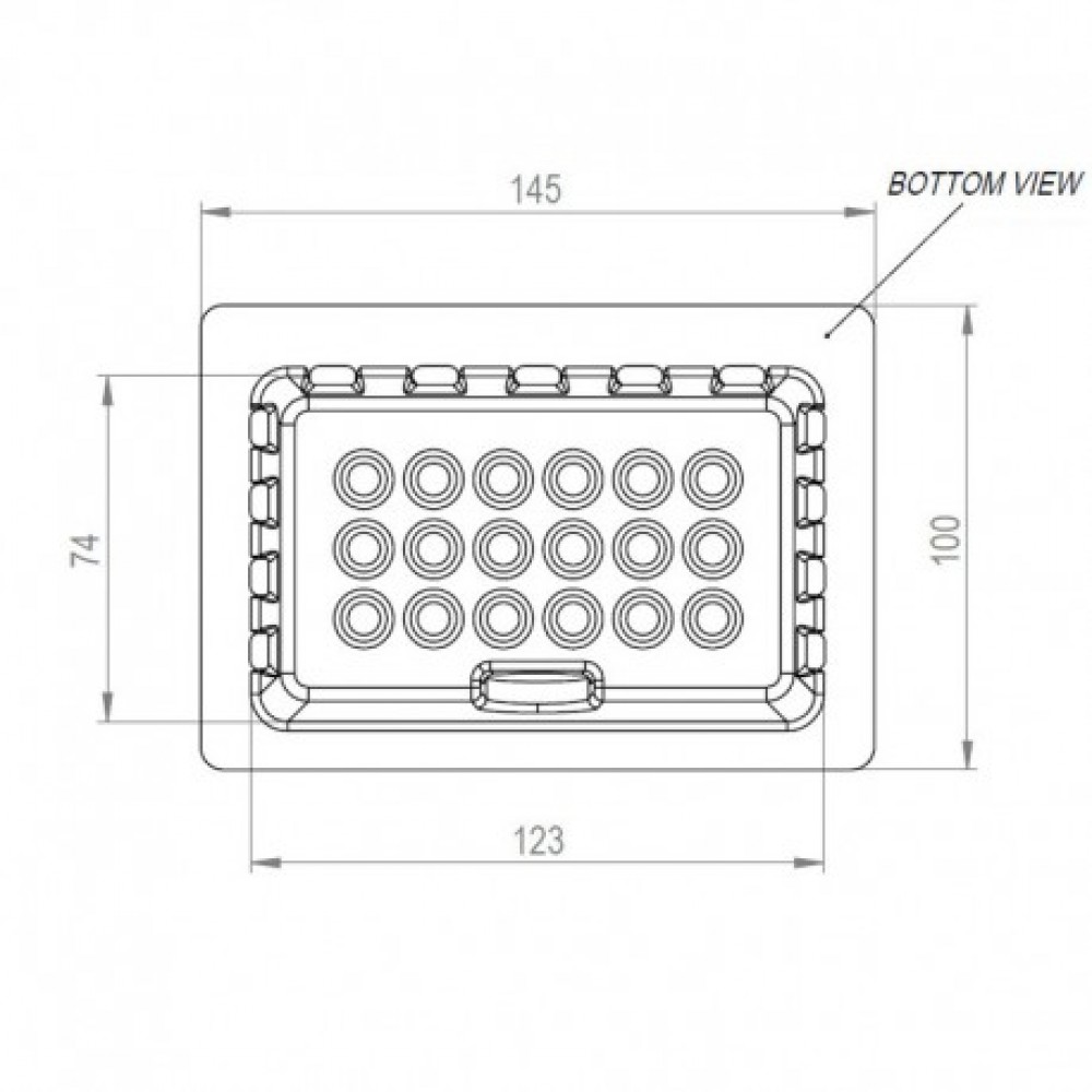 Cos de ardere sobe peleti din fontă, 106x61mm | Cos de ardere sobe peleti | Piese schimb sobe peleti |