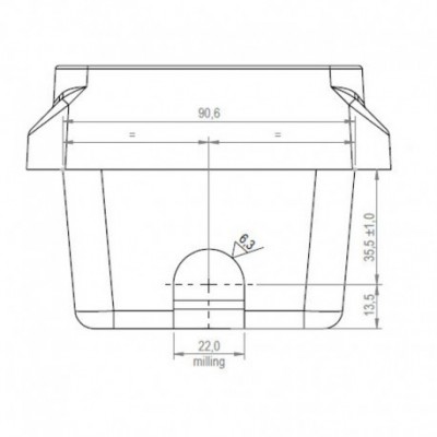 Cos de ardere sobe peleti din fontă Arce și altele, 95x70mm - Cos de ardere sobe peleti