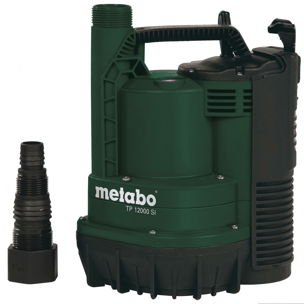 Pompă submersibilă pentru apă curată Metabo TP 12000 SI, putere 600 W, debit 11.700 l/h, înălțime de refulare 9 m | Pompe submersibile | Pompe de apă |