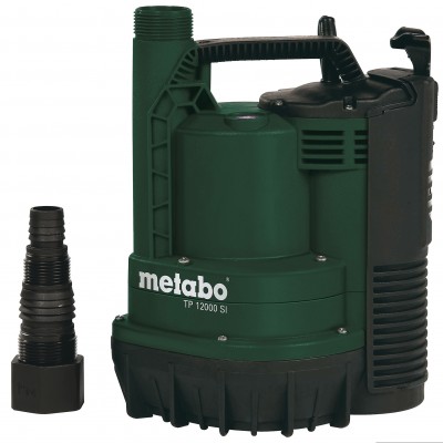 Pompă submersibilă pentru apă curată Metabo TP 12000 SI, putere 600 W, debit 11.700 l/h, înălțime de refulare 9 m - Metabo