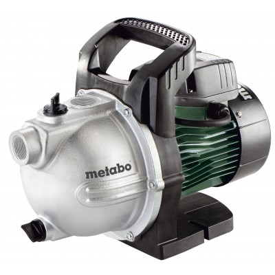 Pompa apă grădină pentru apă curată Metabo P 2000 G, 1", putere 450 W, debit 2000 l/h, înălțime de refulare 30 m - Metabo