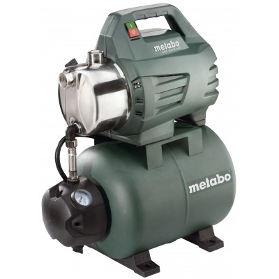 Pompa hidrofor monofazată METABO HWW 3500/25 INOX, putere 900 W, debit 3500 l/h, înălțime de refulare 45 m, capacitate rezervor 24 L - Metabo