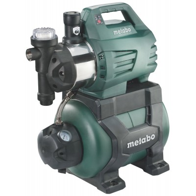 Pompa hidrofor monofazată METABO HWWI 3500/25 INOX, putere 1100 W, debit 3500 l/h, capacitate rezervor 24 L, înălțime de refulare 45 m - Metabo