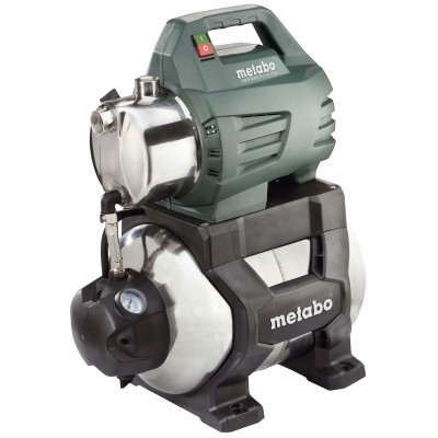 Pompa hidrofor monofazată METABO HWW 4500/25 INOX PLUS, putere 1300 W, debit 4500 l/h, înălțime de refulare 48 m, capacitate rezervor 24 L - Metabo