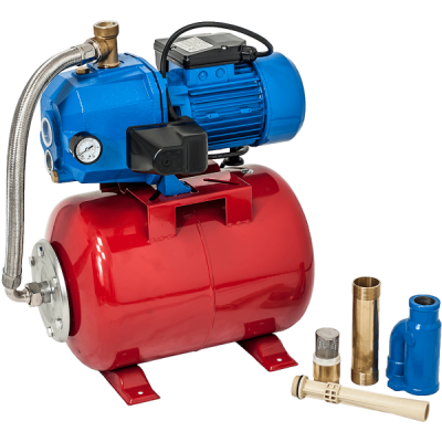 Pompă hidrofor cu ejector Gmax AUTOJET DP550 – debit 1,5 m³/h, putere 0,75 kW, înălțime de refulare 60 m. - Dispozitive