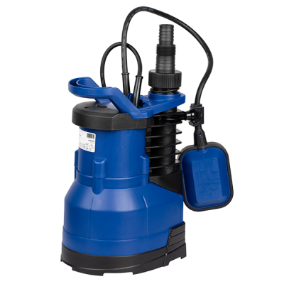 Pompă submersibilă de drenaj pentru apă curată Gmax cu plutitor extern – debit 15 m³/h, putere 0,9 kW, înălțime de refulare 9,5 m. - Gmax
