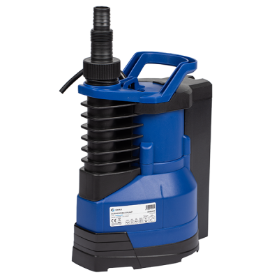 Pompă submersibilă de drenaj pentru apă curată Gmax cu plutitor încorporat – debit 13 m³/h, putere 0,75 kW, înălțime de refulare 8,5 m. - Gmax
