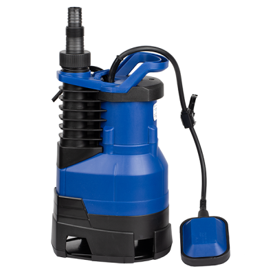 Pompă submersibilă de drenaj pentru apă murdară Gmax cu plutitor extern – debit 11,5 m³/h, putere 0,55 kW, înălțime de refulare 7 m. - Gmax