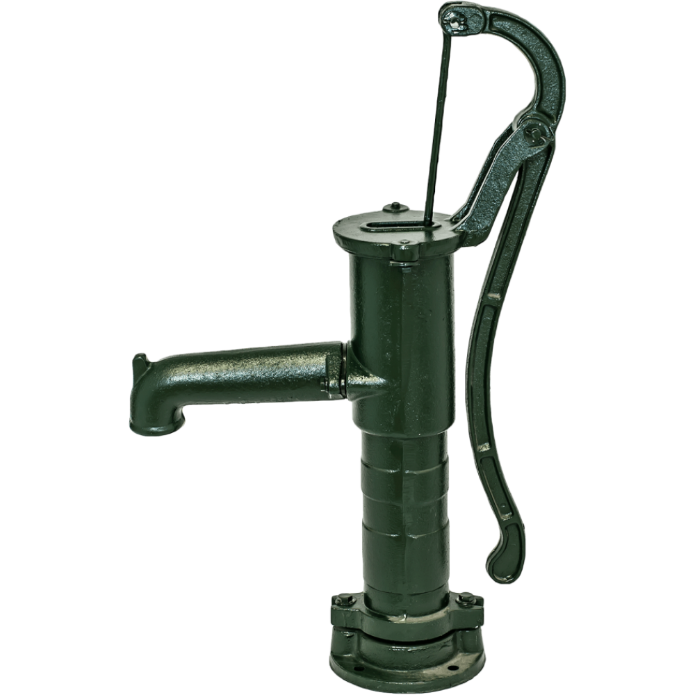Pompa manuală apă, Hydro-Fix manuală, verde, lungime 660 mm, fontă, dimensiune 1 1/4″ | Pompe manuale apa | Pompe de apă |