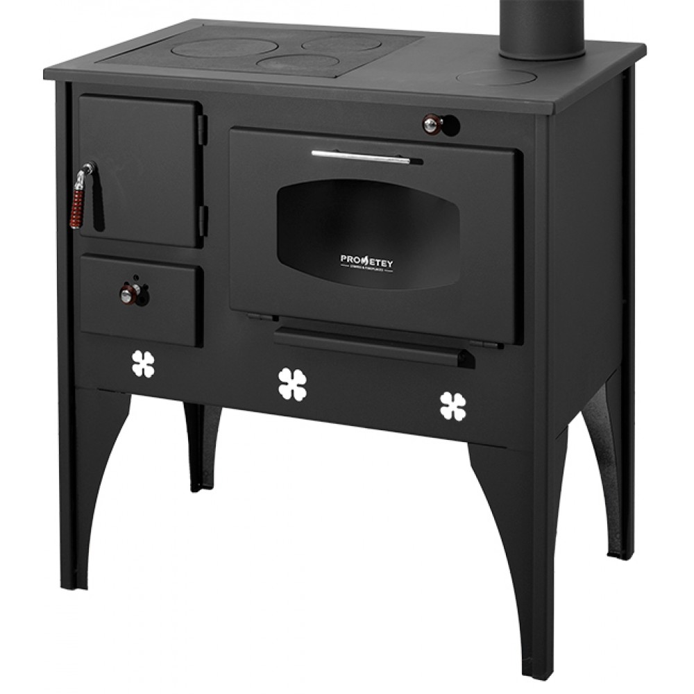 Soba de Gatit Pe Lemne Prometey NAR Type B, 7kW | Sobe cu Cuptor | Semineе pe lemne |