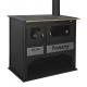 Soba de Gatit Pe Lemne Prometey Practik-L, 11kW | Sobe cu Cuptor | Semineе pe lemne |