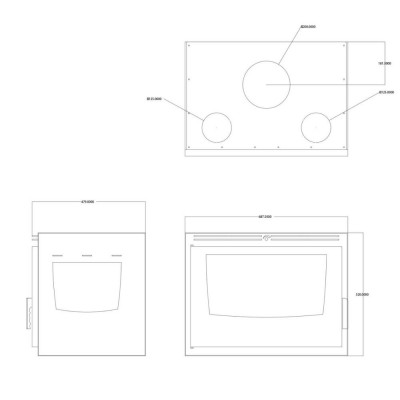 Focar Semineu Balkan Energy ATS INSERT CORNER AIR 700, cu ventilator și conducte de aer, corect, 11.84kW - Compară produse