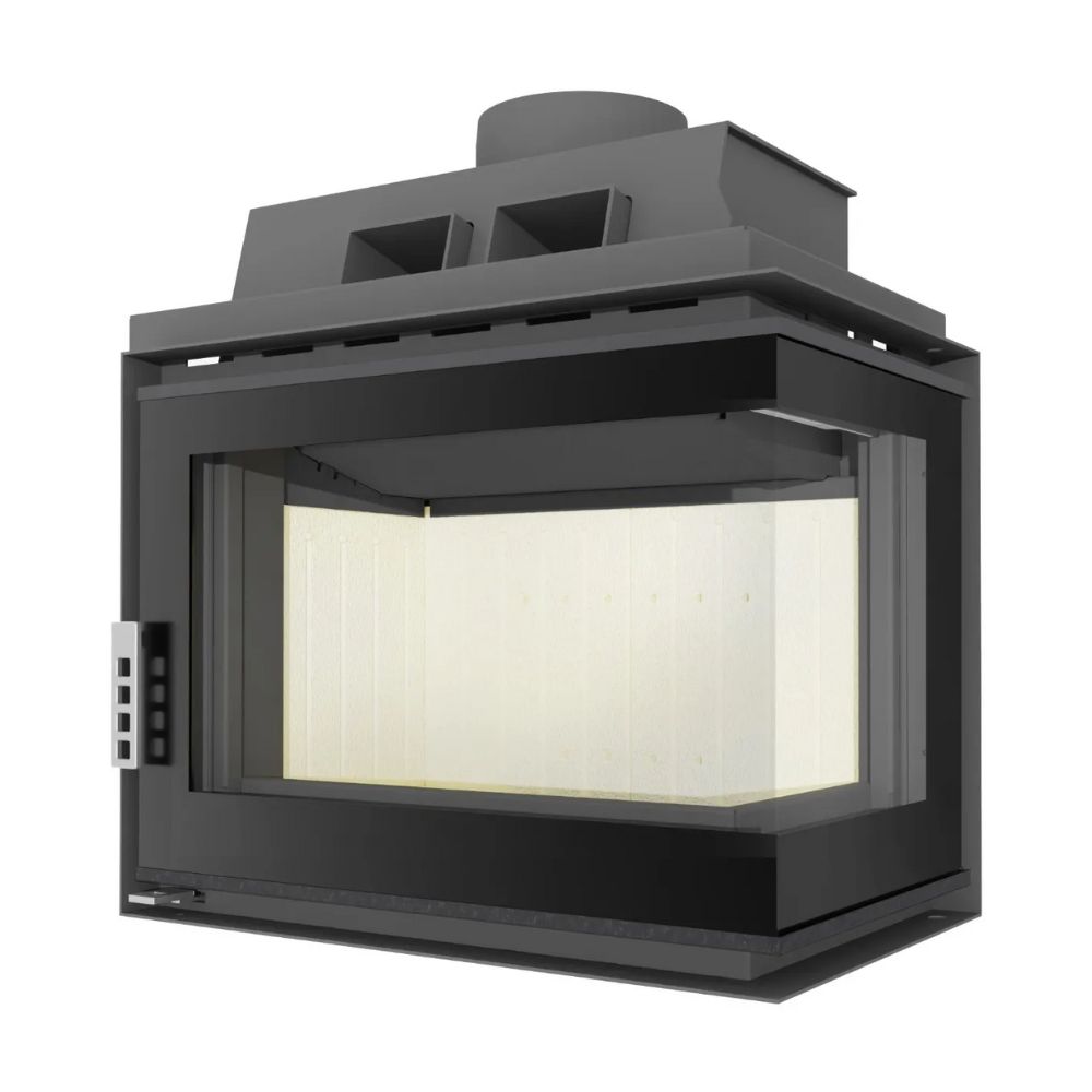 Focar Semineu UNIFLAM 600 DURO S cu alimentare cu aer, partea dreaptă, 11 kW | Focare Seminee Pe Lemne | Focare Seminee |