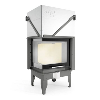 Focar Semineu UNIFLAM 660 DURO cu conducte de aer și alimentare cu aer, partea stângă, 10,25 kW - Compară produse