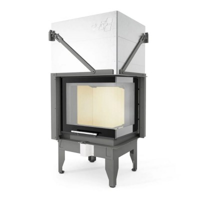 Focar Semineu UNIFLAM 660 DURO cu conducte de aer și alimentare cu aer, partea dreaptă, 10,25 kW - Compară produse