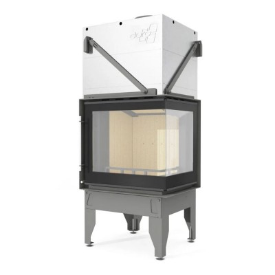 Focar Semineu UNIFLAM 660 DURO cu conducte de aer și alimentare cu aer, partea dreaptă, 10 kW - Compară produse