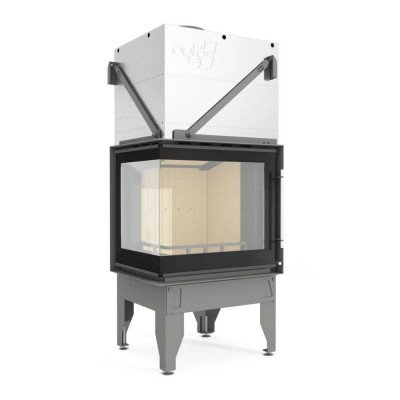 Focar Semineu UNIFLAM 660 DURO cu conducte de aer și alimentare cu aer, partea stângă, 10 kW - Compară produse