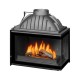 Focar Semineu UNIFLAM 700 PLUS ECO cu clapetă, partea dreaptă, 9 kW | Focare Seminee din Fonta | Focare Seminee |