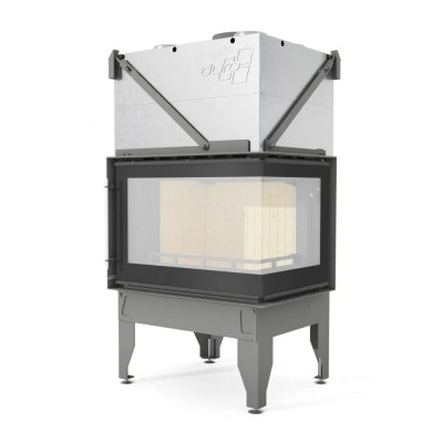 Focar Semineu UNIFLAM 760 DURO cu conducte de aer și alimentare cu aer, partea dreaptă, 10,8 kW - Compară produse