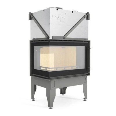 Focar Semineu UNIFLAM 760 DURO cu conducte de aer și alimentare cu aer, partea stângă, 10,8 kW - Compară produse