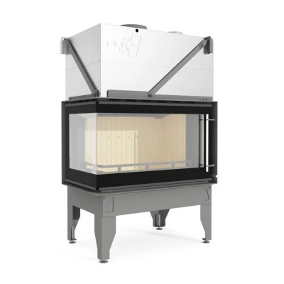 Focar Semineu UNIFLAM 860 DURO cu conducte de aer și alimentare cu aer, partea stângă, 14,1 kW - Compară produse
