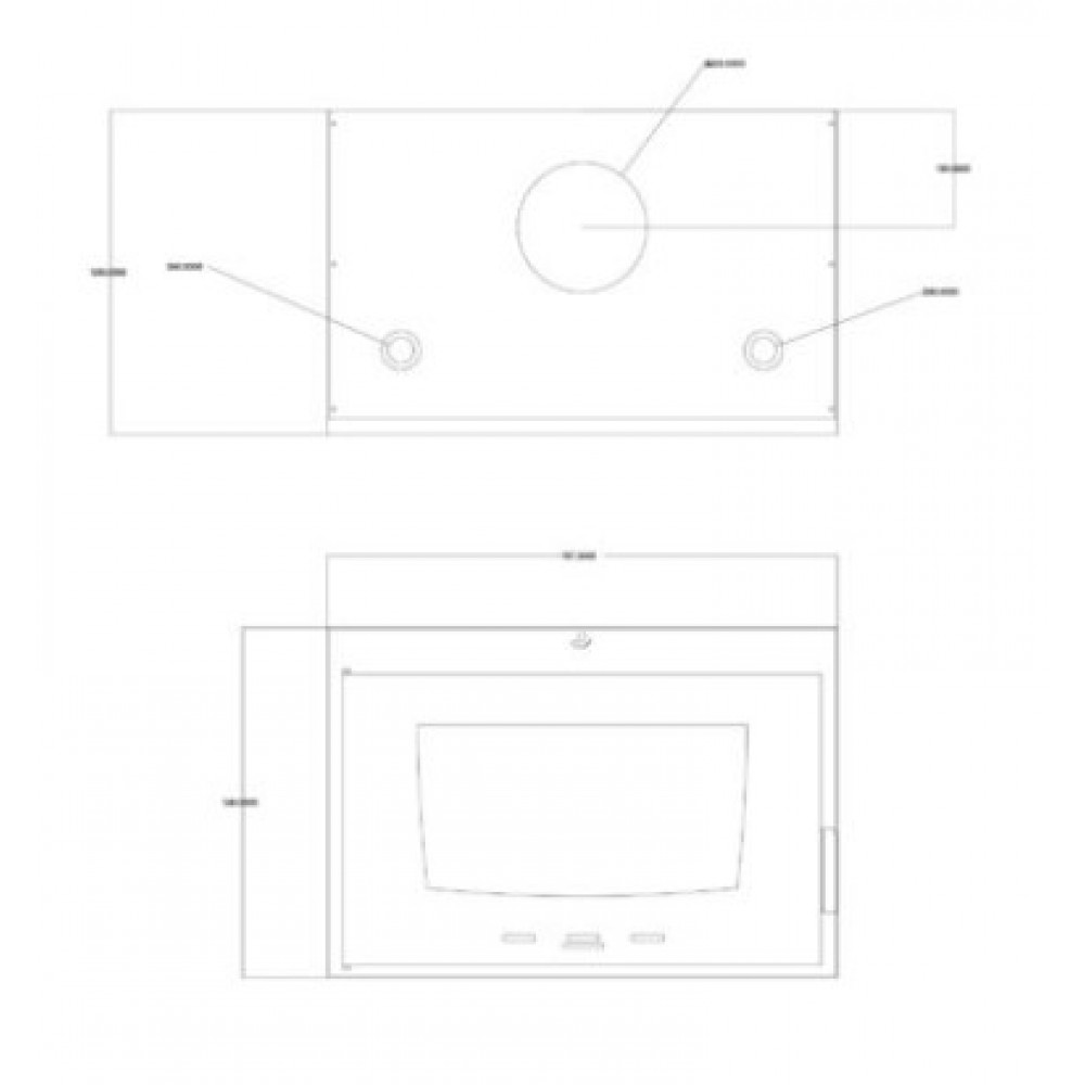Termofocar / Focar Semineu Balkan Energy ATS INSERT HYDRO 800, 16.11kW | Focare Seminee Pe Lemne | Focare Seminee |