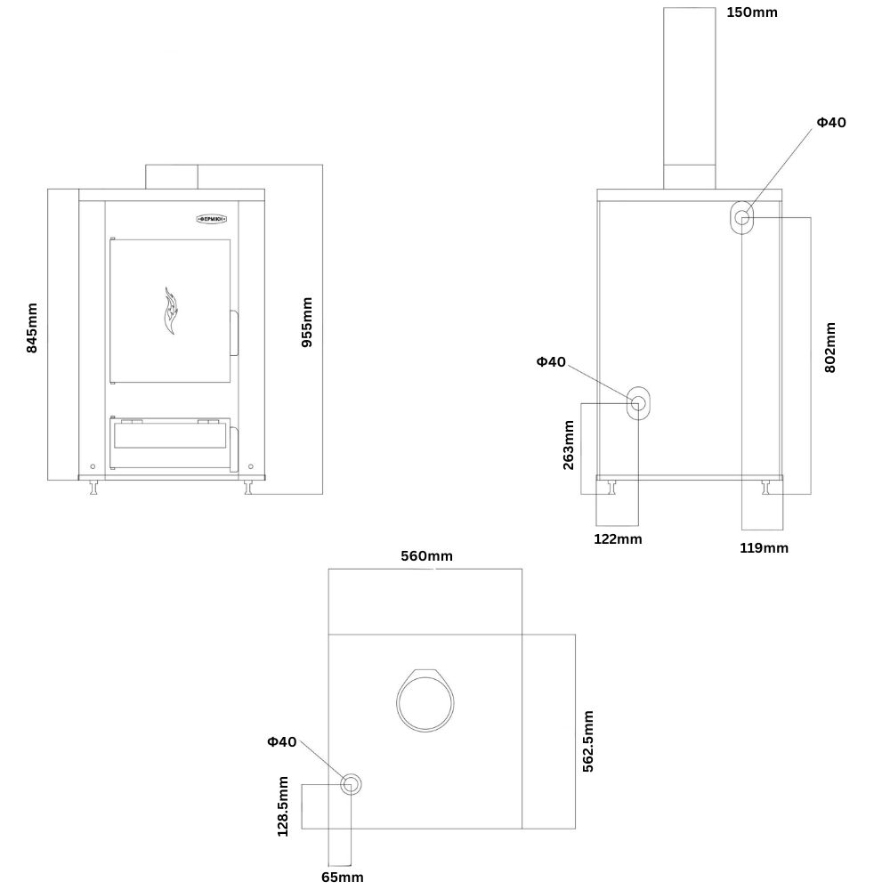 Centrala pe lemne Balkan Energy ATS HYDRO, 20 kW | Centrale pe lemne |  |