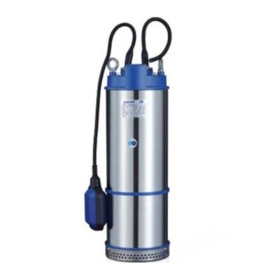 Pompă submersibilă multietajată cu plutitor extern Electromash QDS90-3S, putere 0,75 kW, înălțime de refulare 32 m, debit 5400 l/h, potrivită pentru puțuri și alte aplicații - Dispozitive