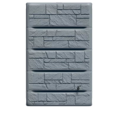 Rezervor de apă de ploaie Prosperplast Arves Wall Stone, 400L, Antracit - Rezervoare de apă de ploaie