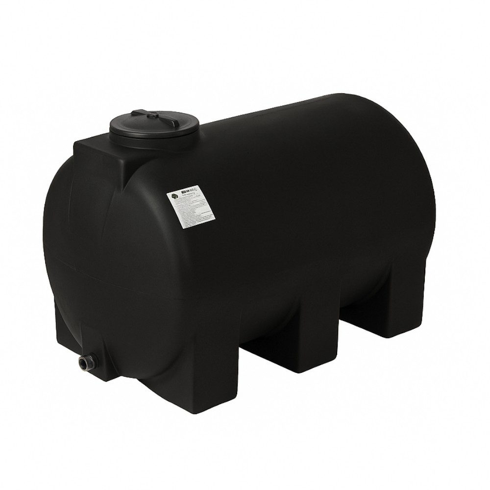 Rezervor apă potabilă MAVIL, cilindric orizontal 500 L (negru) | Rezervoare apa potabila |  |