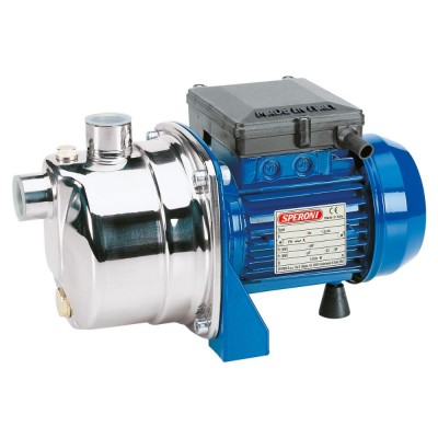 Pompă de apă autoamorsantă Speroni CAM 80 – putere 600 W, înălțime de refulare 38 m, debit 50 l/min, oțel inoxidabil - Pompe de apă