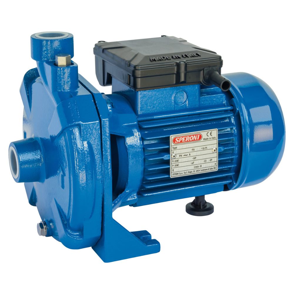 Pompă centrifugală monofazată Speroni CM 35 – putere 1,1 kW, înălțime de refulare 36 m, debit 125 L/min | Pompe centrifugale | Pompe de apă |