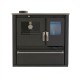 Soba de Gatit Pe Lemne Verso CS Plus cu cuptor din inox și plită vitroceramică, Negru, Stânga, 7.7kW | Sobe cu Cuptor | Seminee pe lemne |