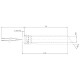 Kit rezistenta aprindere cu tub de ghidare pentru sobe peleți Jotul, Ravelli și altele, lungime totală 144mm, 350W | Rezistenta aprindere peleti | Piese schimb sobe peleti |