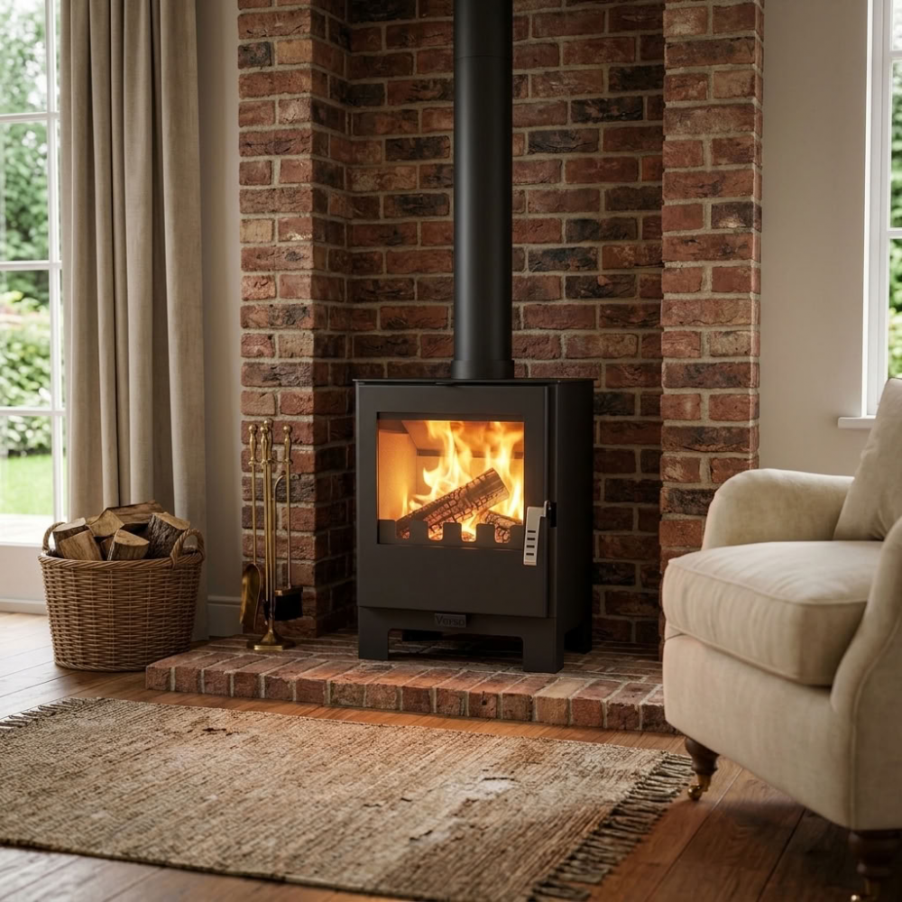 Soba Pe Lemne Verso 3L, 5 kW | Sobe pe Lemne | Seminee |