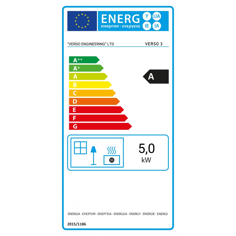 Semineu pe lemne / Soba Pe Lemne Verso 3, 5kW | Sobe pe Lemne | Semineе pe lemne |
