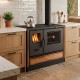 Soba De Gatit Pe Lemne Balkan Energy 4020 Cappuccino, Capac Din Fonta, Dotata Cu Cuptor Pentru Gatit Si Plita, Putere 7.9 kW | Sobe de Gatit pe Lemne |  |