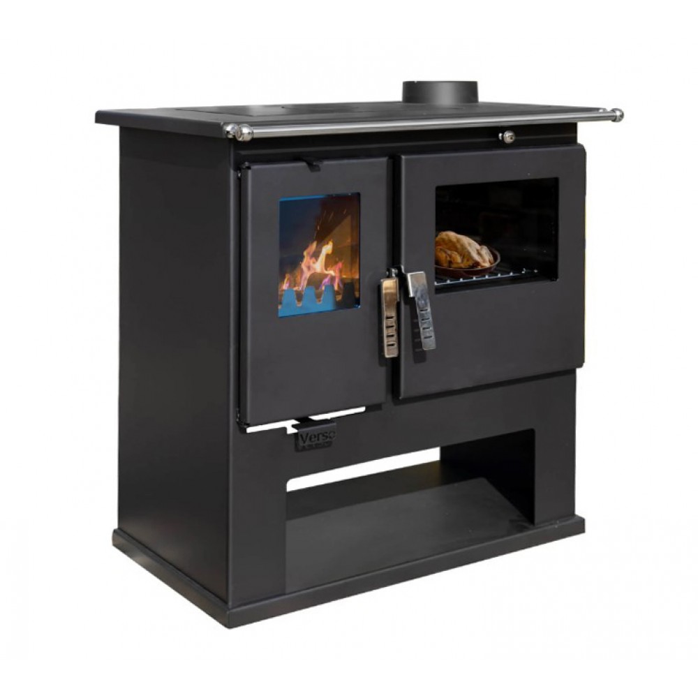 Soba De Gatit Pe Lemne Verso CS, Dotata Cu Cuptor Pentru Gatit Si Plita, Putere 7.7kW
