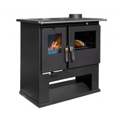 Soba De Gatit Pe Lemne Verso CS, Dotata Cu Cuptor Pentru Gatit Si Plita, Putere 7.7kW - Verso
