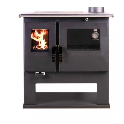 Soba De Gatit Pe Lemne Verso CS, Dotata Cu Cuptor Pentru Gatit Si Plita, Putere 7.7kW - Verso