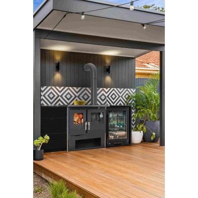 Soba de Gatit Pe Lemne Verso CS Ceramic Stânga cu plită vitroceramică, 7.7kW - Compară produse