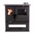 Soba de Gatit Pe Lemne Verso CS Inox Ceramic Cu Cuptor Din Inox Si Plita Vitroceramica, Dreapta, 7.7kW