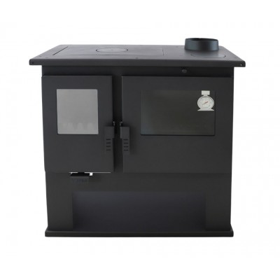 Soba De Gatit Pe Lemne Verso CS Lite, Dotata Cu Cuptor Pentru Gatit Si Plita, Putere 7.7kW - Verso