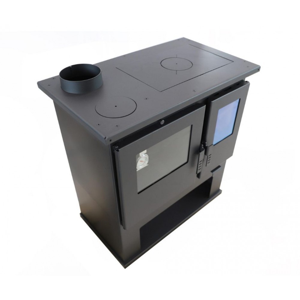 Soba de Gatit Pe Lemne Verso CS Lite, Stânga, 7.7kW | Sobe cu Cuptor | Seminee pe lemne |